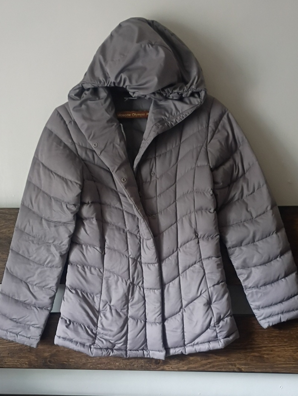 Patagonia Hooded Quilted Puffer Jacket - Gray